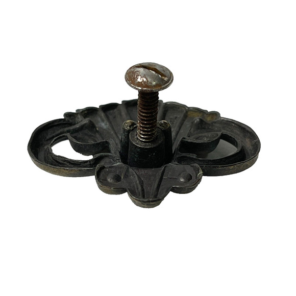 Vintage Metal Gold Effect Pull Drop Door Drawer Dresser Knob Handle Project - Picture 5 of 9